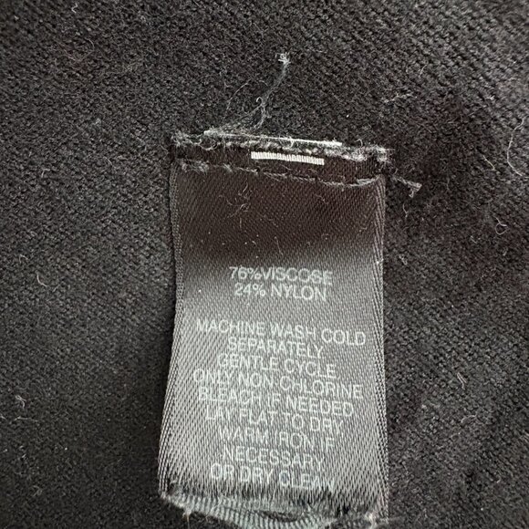 2/$30 White House Black Market Ribbed Shawl Waterfall Open Coccoon Cardi L #9938 - Picture 7 of 9